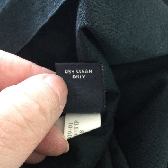 Banana Republic Black Top, Flower Detail, Small - Picture 6 of 8